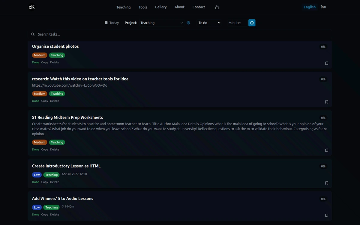FlowTask — Visual Task Board screenshot